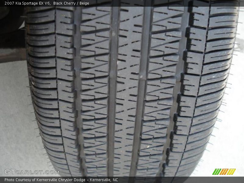 Black Cherry / Beige 2007 Kia Sportage EX V6