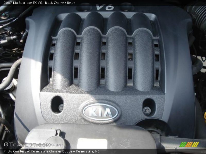 Black Cherry / Beige 2007 Kia Sportage EX V6