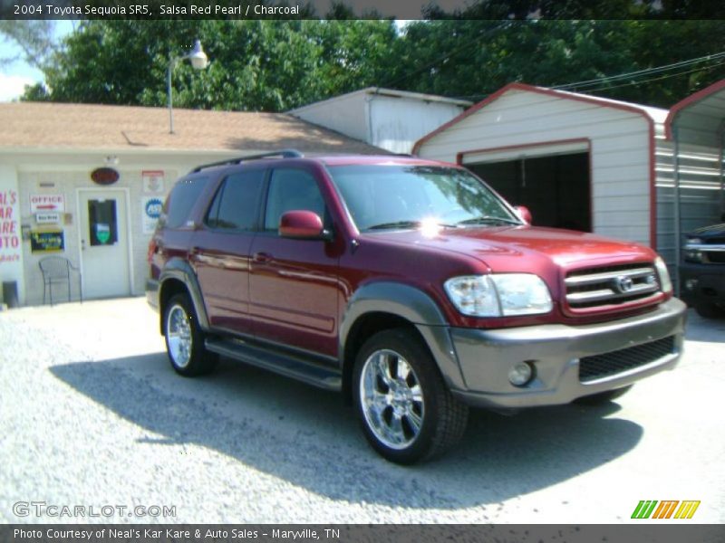 Salsa Red Pearl / Charcoal 2004 Toyota Sequoia SR5