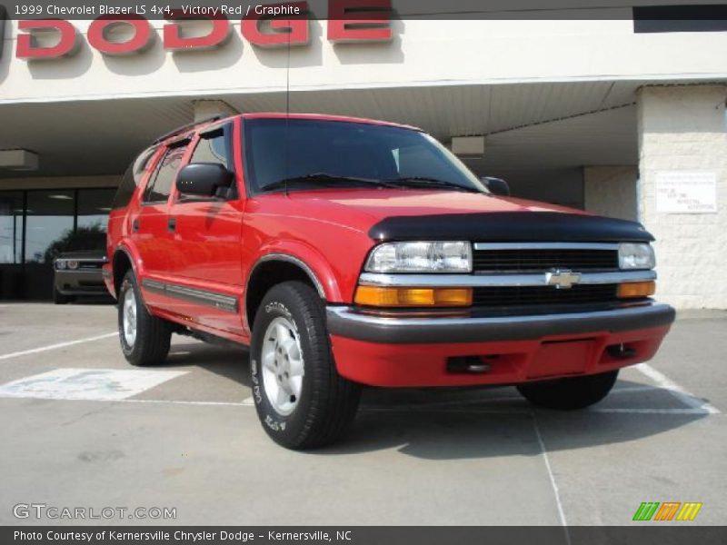 Victory Red / Graphite 1999 Chevrolet Blazer LS 4x4