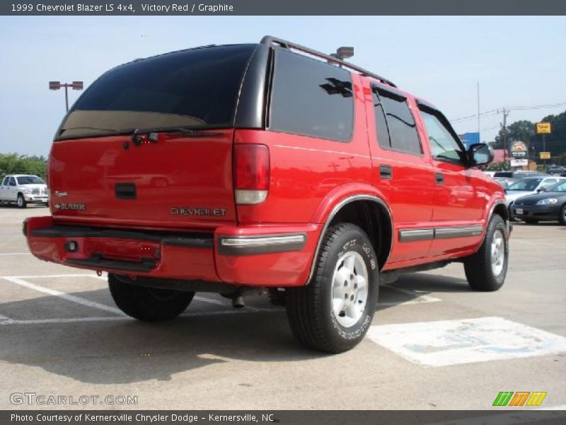 Victory Red / Graphite 1999 Chevrolet Blazer LS 4x4