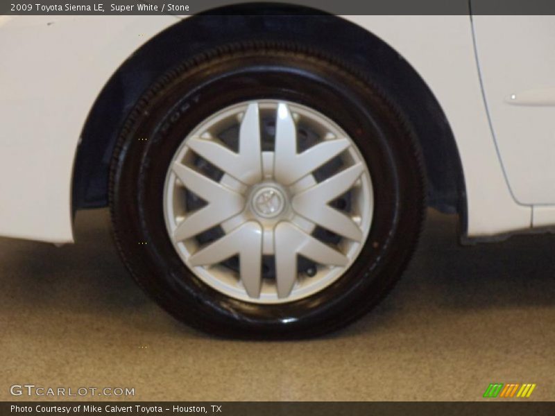 Super White / Stone 2009 Toyota Sienna LE