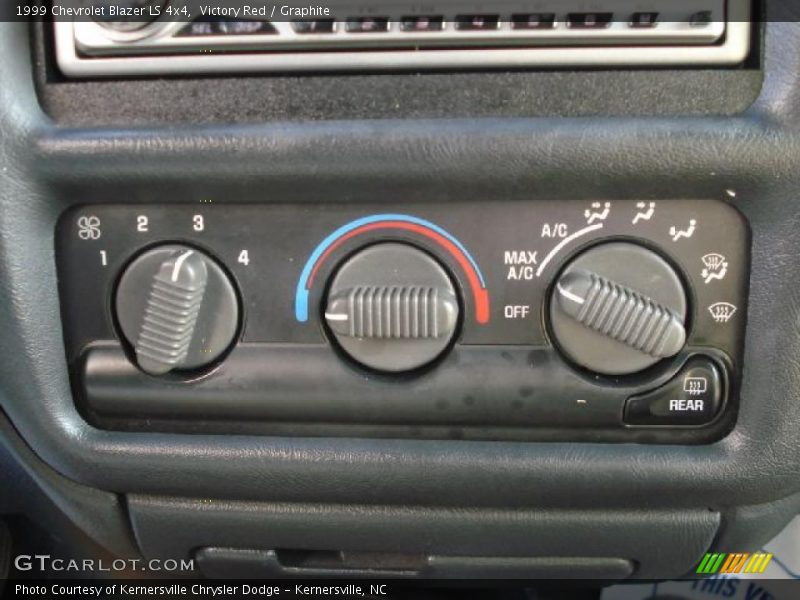 Victory Red / Graphite 1999 Chevrolet Blazer LS 4x4