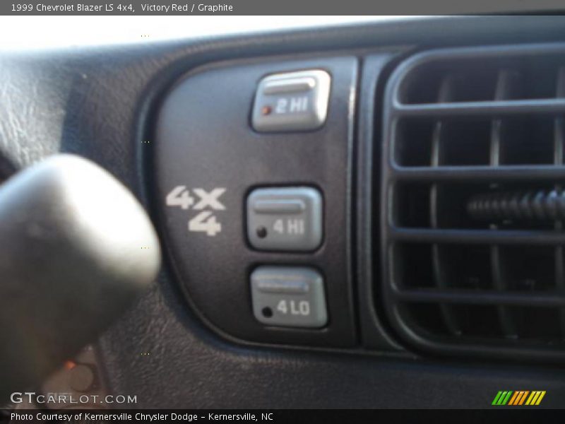 Victory Red / Graphite 1999 Chevrolet Blazer LS 4x4