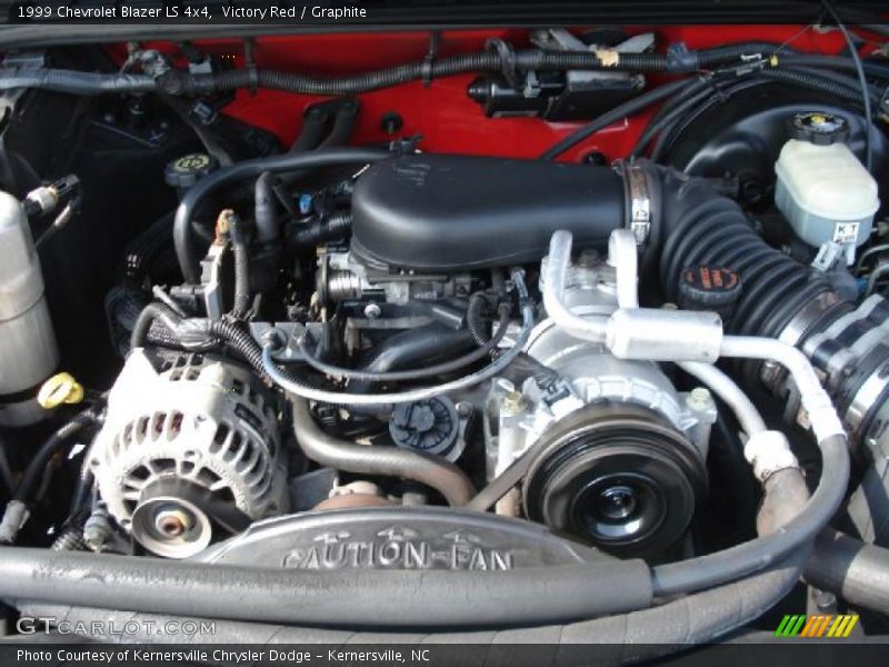 Victory Red / Graphite 1999 Chevrolet Blazer LS 4x4