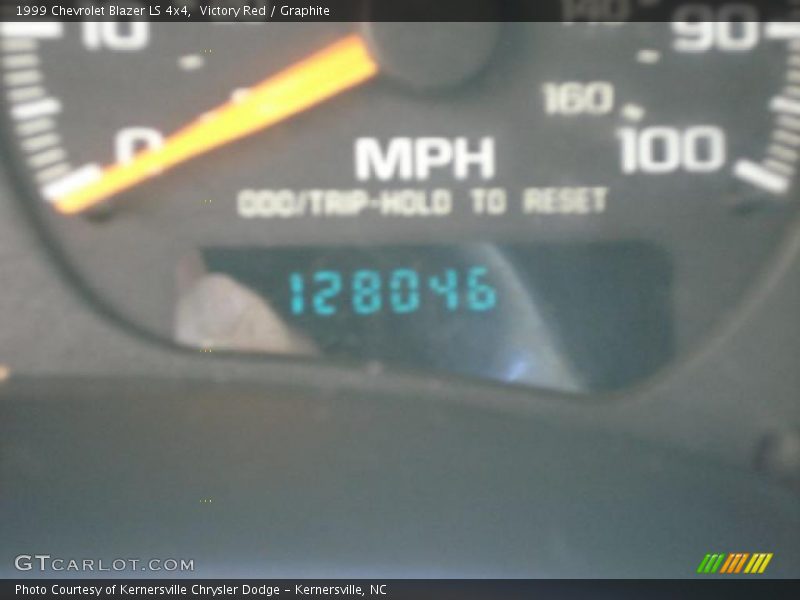 Victory Red / Graphite 1999 Chevrolet Blazer LS 4x4