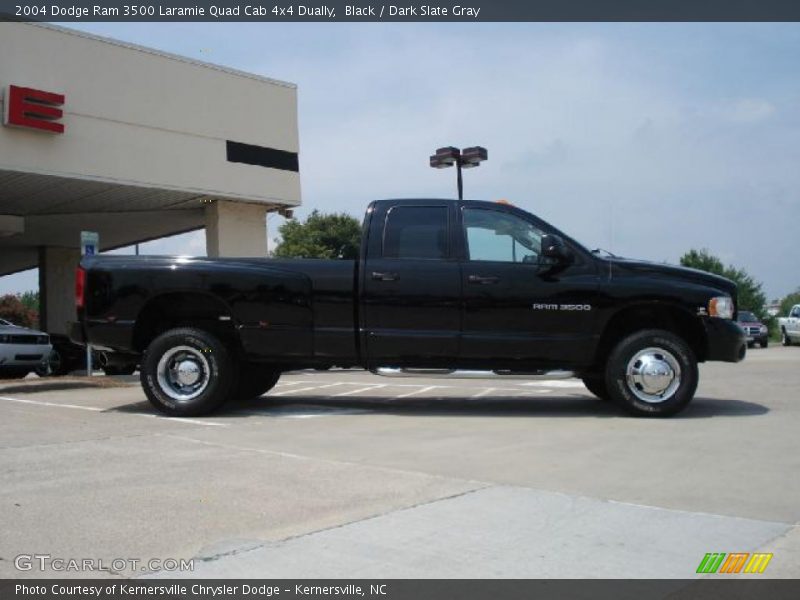 Black / Dark Slate Gray 2004 Dodge Ram 3500 Laramie Quad Cab 4x4 Dually