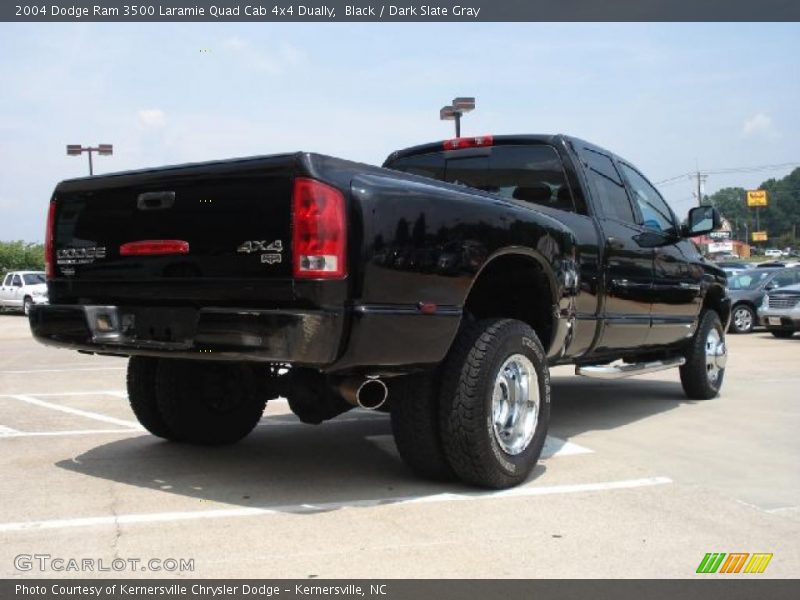 Black / Dark Slate Gray 2004 Dodge Ram 3500 Laramie Quad Cab 4x4 Dually