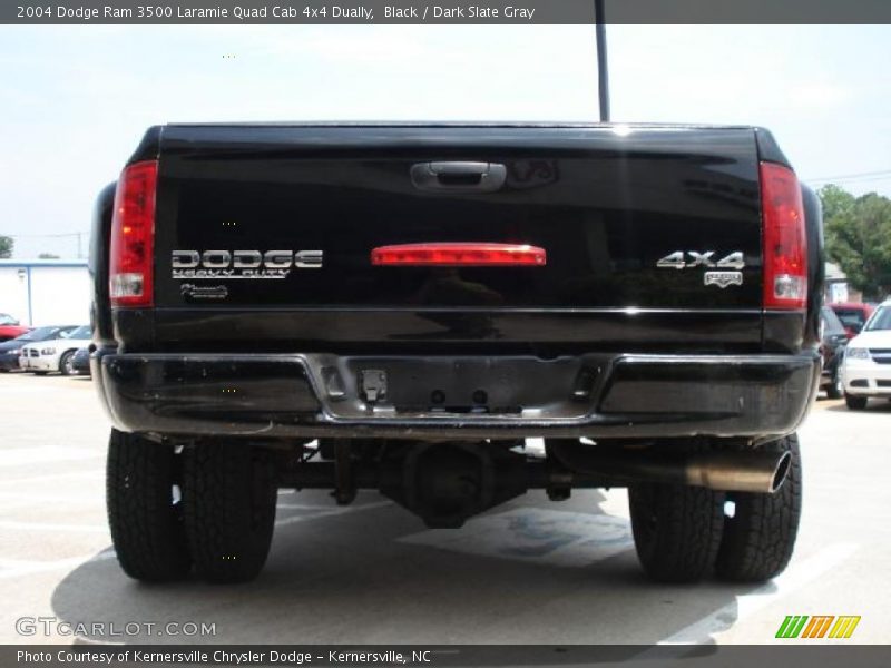 Black / Dark Slate Gray 2004 Dodge Ram 3500 Laramie Quad Cab 4x4 Dually