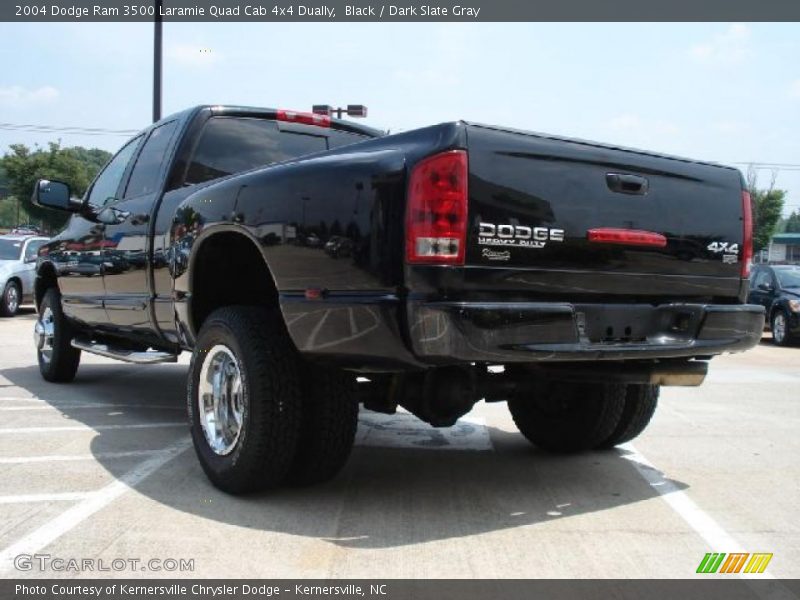 Black / Dark Slate Gray 2004 Dodge Ram 3500 Laramie Quad Cab 4x4 Dually