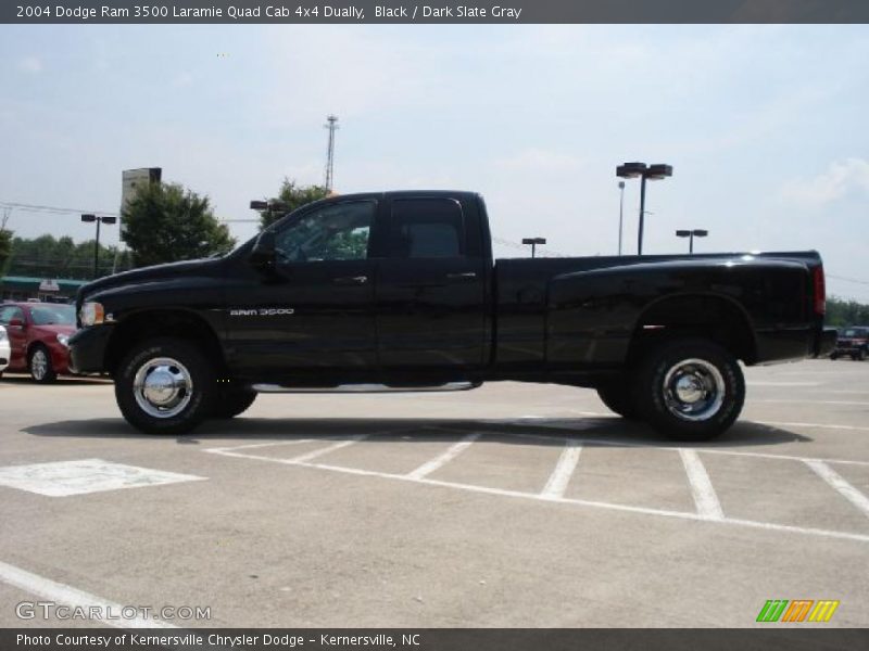 Black / Dark Slate Gray 2004 Dodge Ram 3500 Laramie Quad Cab 4x4 Dually