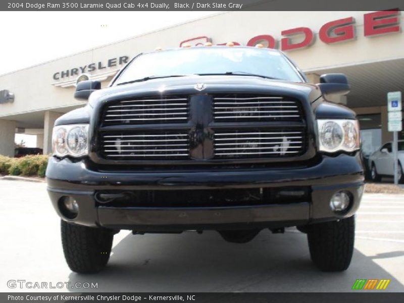 Black / Dark Slate Gray 2004 Dodge Ram 3500 Laramie Quad Cab 4x4 Dually