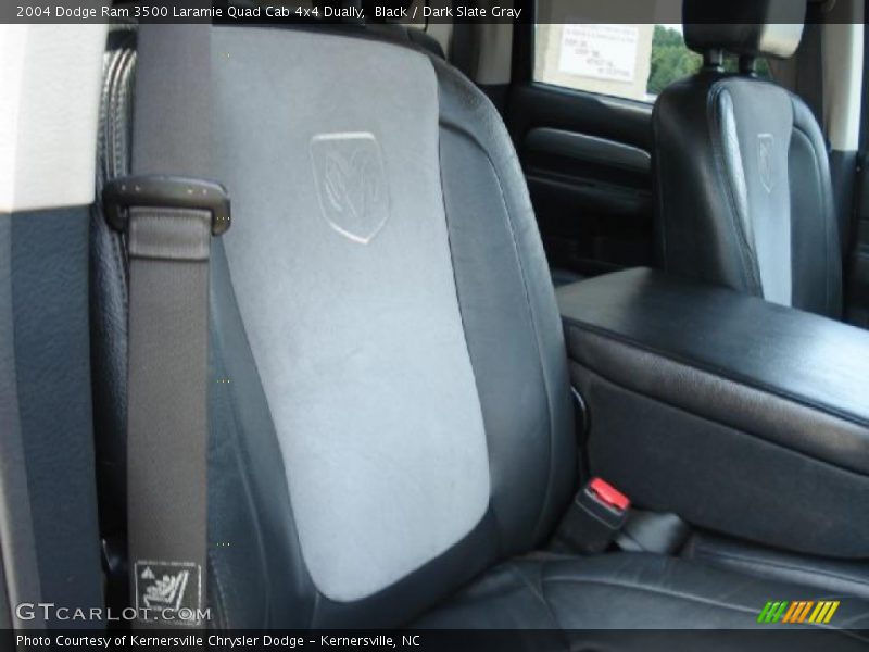 Black / Dark Slate Gray 2004 Dodge Ram 3500 Laramie Quad Cab 4x4 Dually