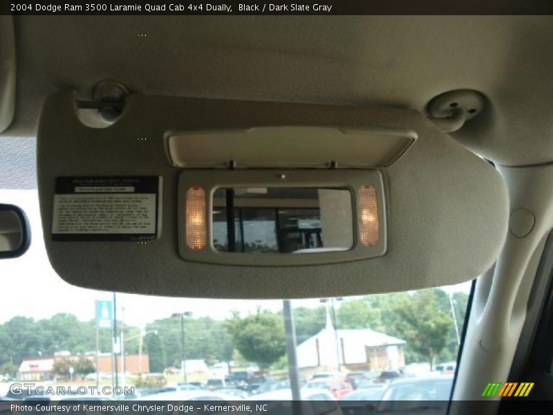 Black / Dark Slate Gray 2004 Dodge Ram 3500 Laramie Quad Cab 4x4 Dually