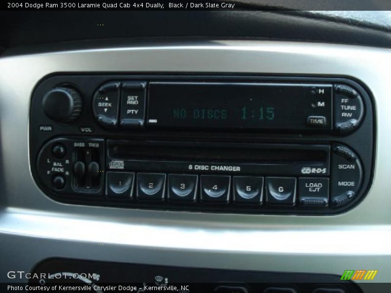 Black / Dark Slate Gray 2004 Dodge Ram 3500 Laramie Quad Cab 4x4 Dually