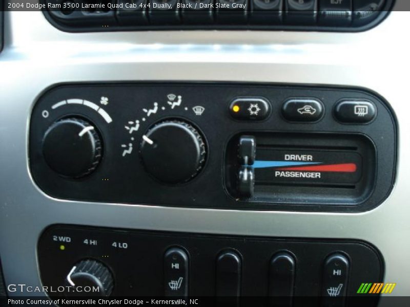 Black / Dark Slate Gray 2004 Dodge Ram 3500 Laramie Quad Cab 4x4 Dually