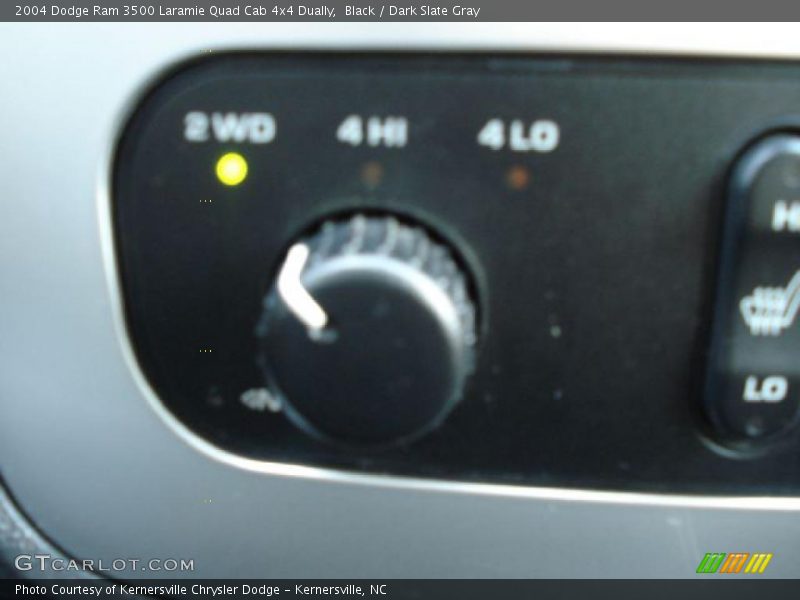 Black / Dark Slate Gray 2004 Dodge Ram 3500 Laramie Quad Cab 4x4 Dually