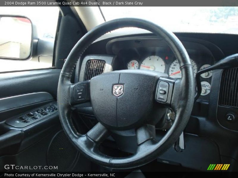 Black / Dark Slate Gray 2004 Dodge Ram 3500 Laramie Quad Cab 4x4 Dually