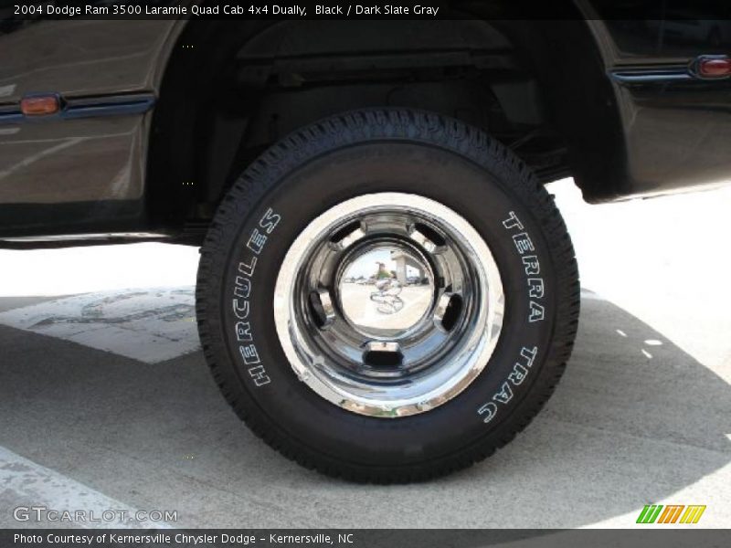 Black / Dark Slate Gray 2004 Dodge Ram 3500 Laramie Quad Cab 4x4 Dually
