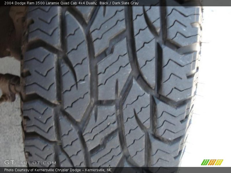 Black / Dark Slate Gray 2004 Dodge Ram 3500 Laramie Quad Cab 4x4 Dually