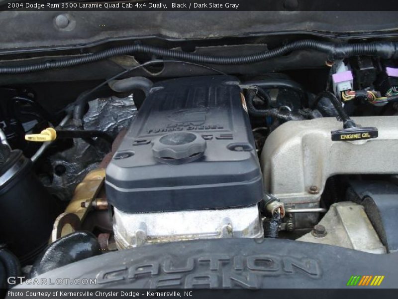 Black / Dark Slate Gray 2004 Dodge Ram 3500 Laramie Quad Cab 4x4 Dually