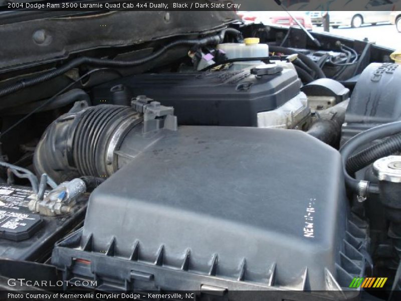 Black / Dark Slate Gray 2004 Dodge Ram 3500 Laramie Quad Cab 4x4 Dually