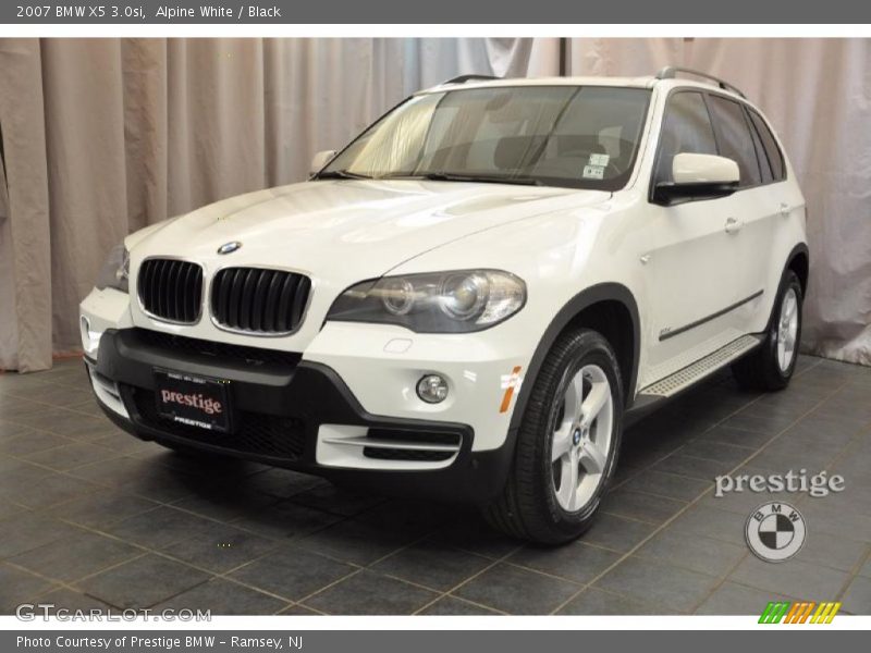 Alpine White / Black 2007 BMW X5 3.0si