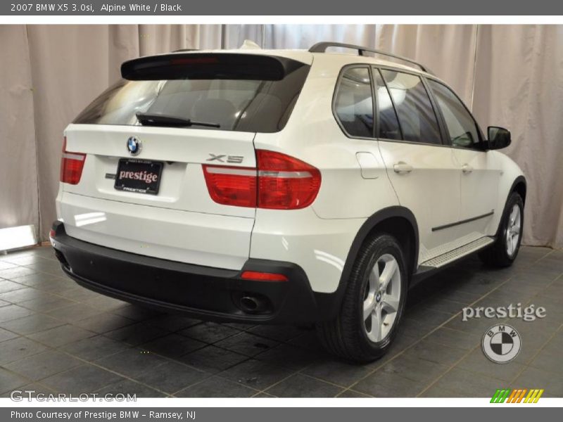 Alpine White / Black 2007 BMW X5 3.0si