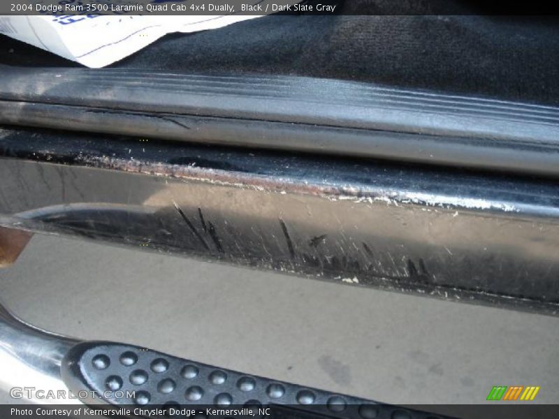 Black / Dark Slate Gray 2004 Dodge Ram 3500 Laramie Quad Cab 4x4 Dually