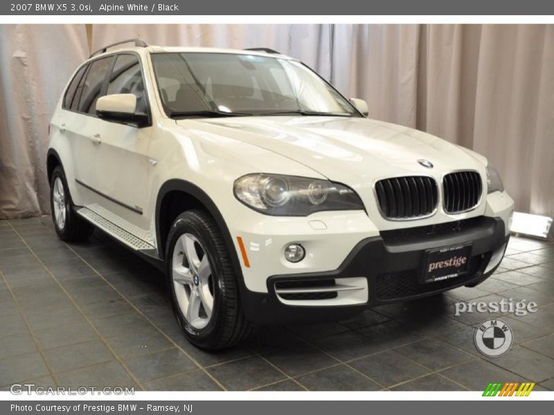 Alpine White / Black 2007 BMW X5 3.0si