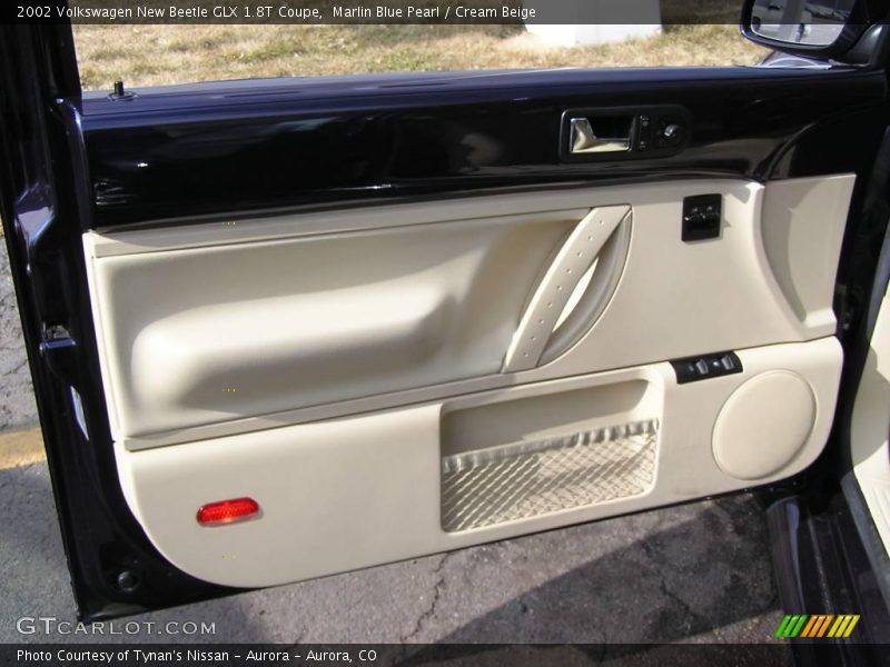 Marlin Blue Pearl / Cream Beige 2002 Volkswagen New Beetle GLX 1.8T Coupe