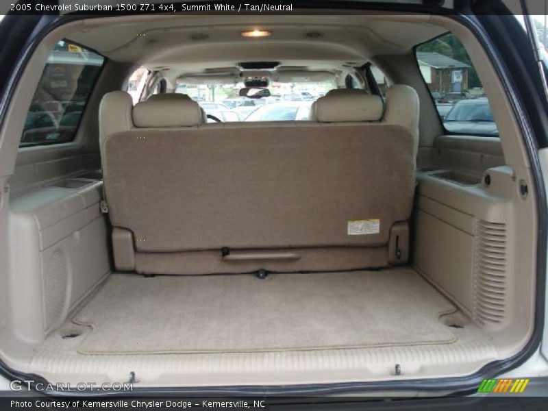 Summit White / Tan/Neutral 2005 Chevrolet Suburban 1500 Z71 4x4
