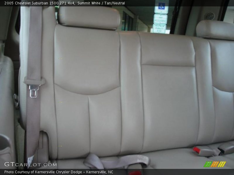 Summit White / Tan/Neutral 2005 Chevrolet Suburban 1500 Z71 4x4
