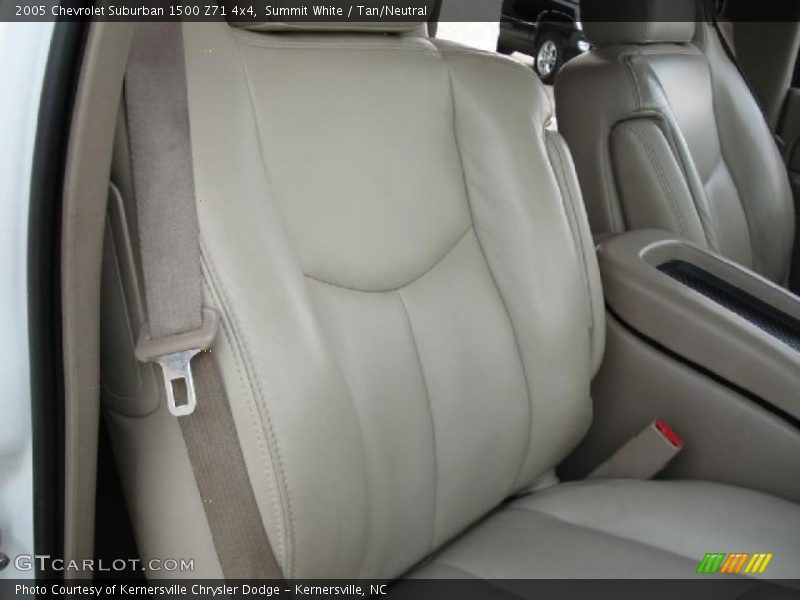 Summit White / Tan/Neutral 2005 Chevrolet Suburban 1500 Z71 4x4