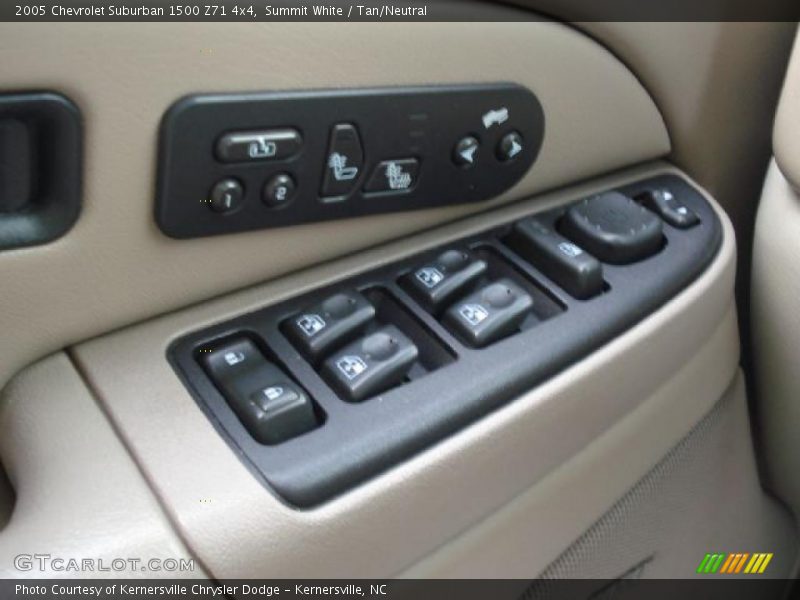Summit White / Tan/Neutral 2005 Chevrolet Suburban 1500 Z71 4x4