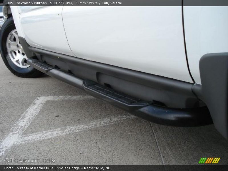Summit White / Tan/Neutral 2005 Chevrolet Suburban 1500 Z71 4x4