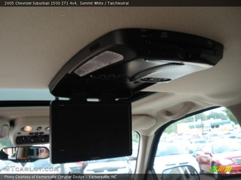 Summit White / Tan/Neutral 2005 Chevrolet Suburban 1500 Z71 4x4