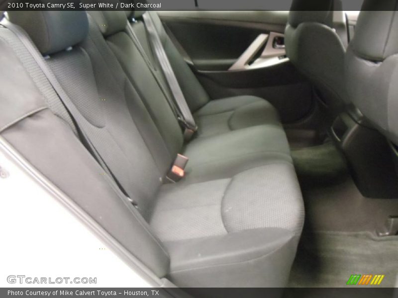 Super White / Dark Charcoal 2010 Toyota Camry SE