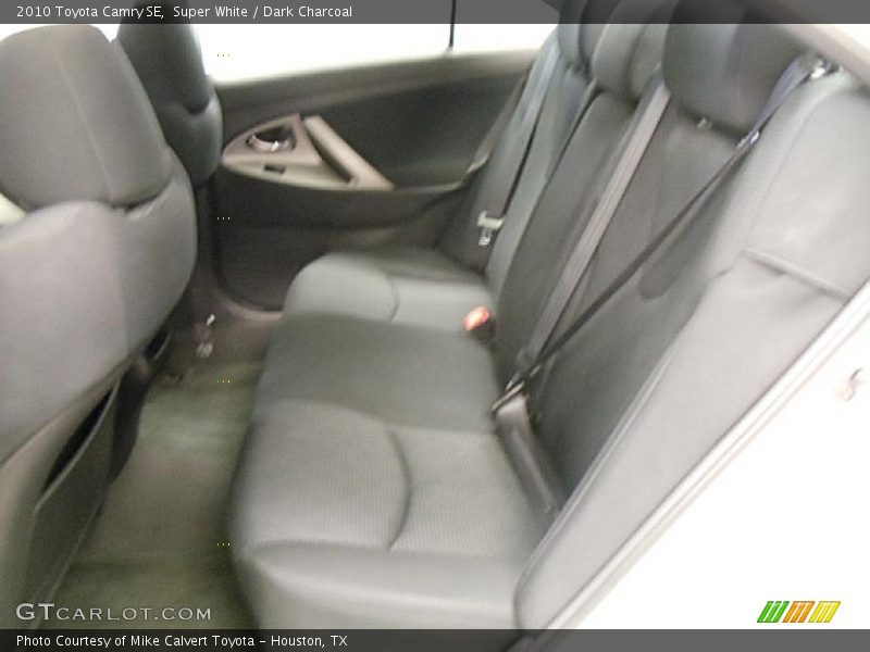 Super White / Dark Charcoal 2010 Toyota Camry SE