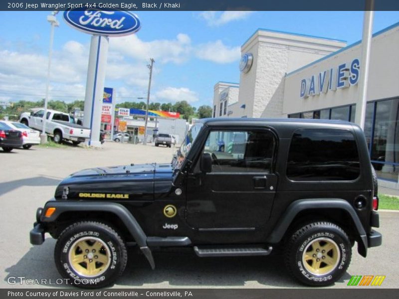 Black / Khaki 2006 Jeep Wrangler Sport 4x4 Golden Eagle