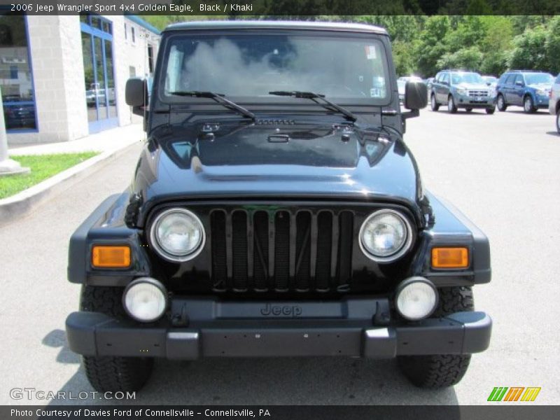 Black / Khaki 2006 Jeep Wrangler Sport 4x4 Golden Eagle