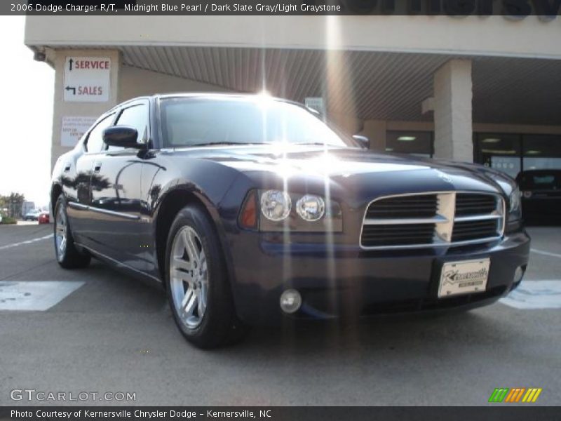 Midnight Blue Pearl / Dark Slate Gray/Light Graystone 2006 Dodge Charger R/T