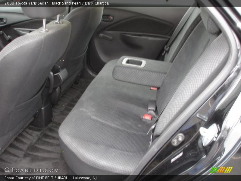 Black Sand Pearl / Dark Charcoal 2008 Toyota Yaris Sedan