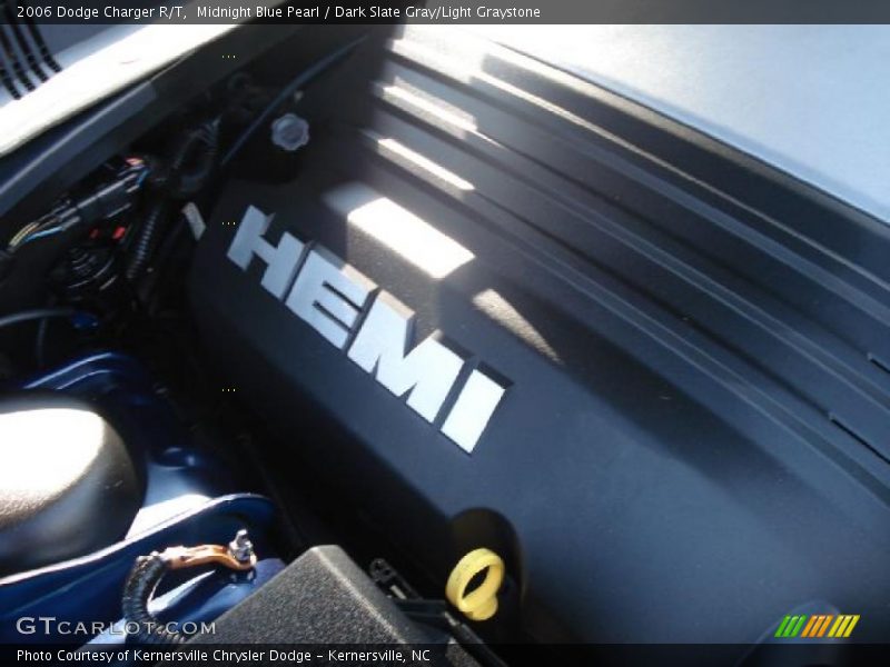Midnight Blue Pearl / Dark Slate Gray/Light Graystone 2006 Dodge Charger R/T