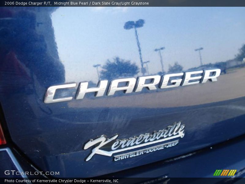 Midnight Blue Pearl / Dark Slate Gray/Light Graystone 2006 Dodge Charger R/T