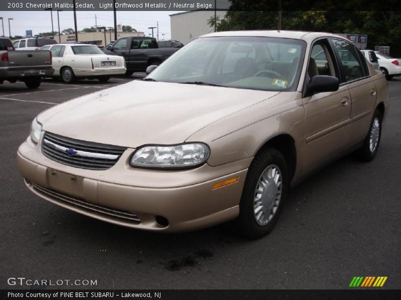 Light Driftwood Metallic / Neutral Beige 2003 Chevrolet Malibu Sedan