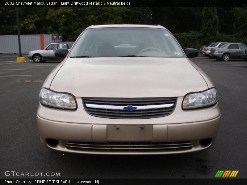 Light Driftwood Metallic / Neutral Beige 2003 Chevrolet Malibu Sedan