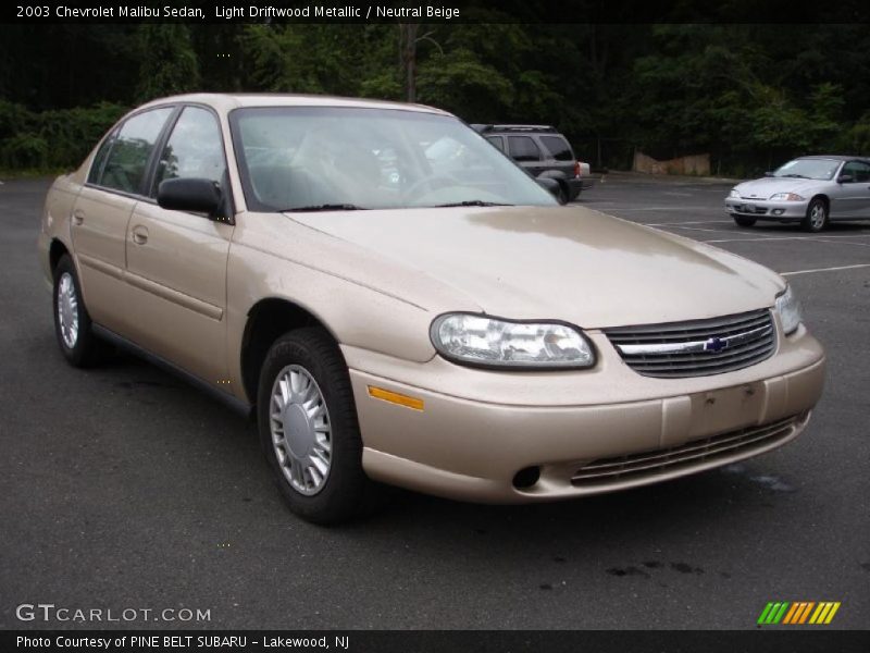 Light Driftwood Metallic / Neutral Beige 2003 Chevrolet Malibu Sedan