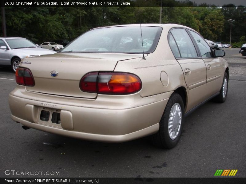 Light Driftwood Metallic / Neutral Beige 2003 Chevrolet Malibu Sedan