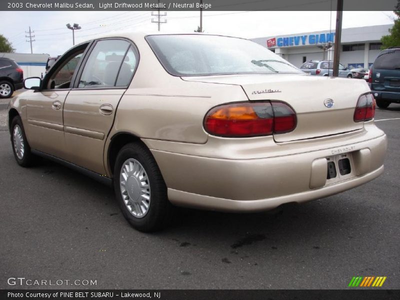 Light Driftwood Metallic / Neutral Beige 2003 Chevrolet Malibu Sedan